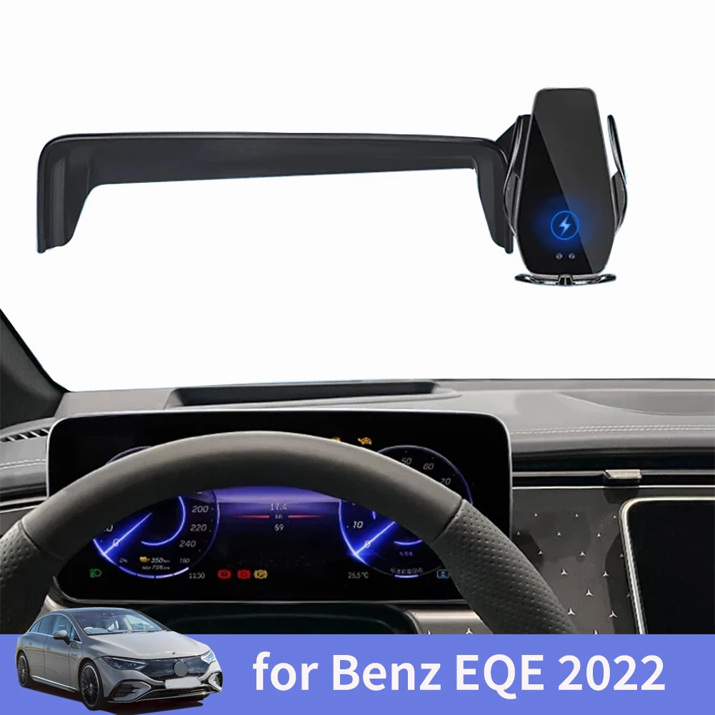 

for Benz EQE 2022 Car Phone Holder Screen Navigation Bracket Magnetic New Energy Wireless Charging Rack