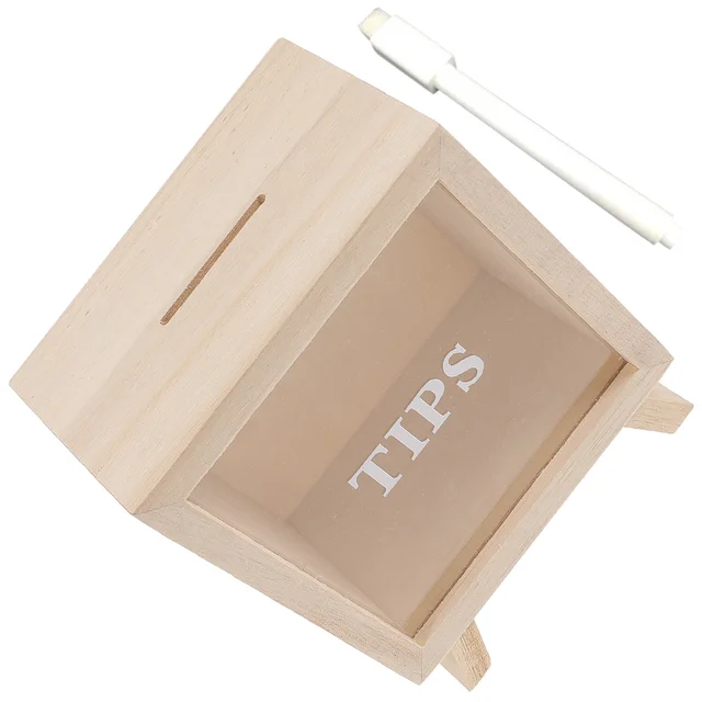 Piggy Bank Kreatív Fa Gyerekek Dekoráció Érme Ajándék Pénzmegtakarító Doboz Hordozható Otthoni Dekorációs Autó