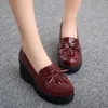 Women Shoes Autumn Female Footwear Casual Sneaker Bow-Knot Round Toe Fringe Fall Summer Dress Big Size New Butterfly Tassel Leis 5