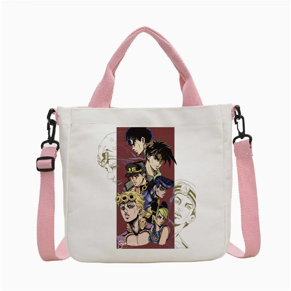 Jojo Bizarre Adventure Steel Ball Run Tragetasche Y2K Einkaufstasche Schultertasche faltbare Tragetasche für Damen – Detail 12
