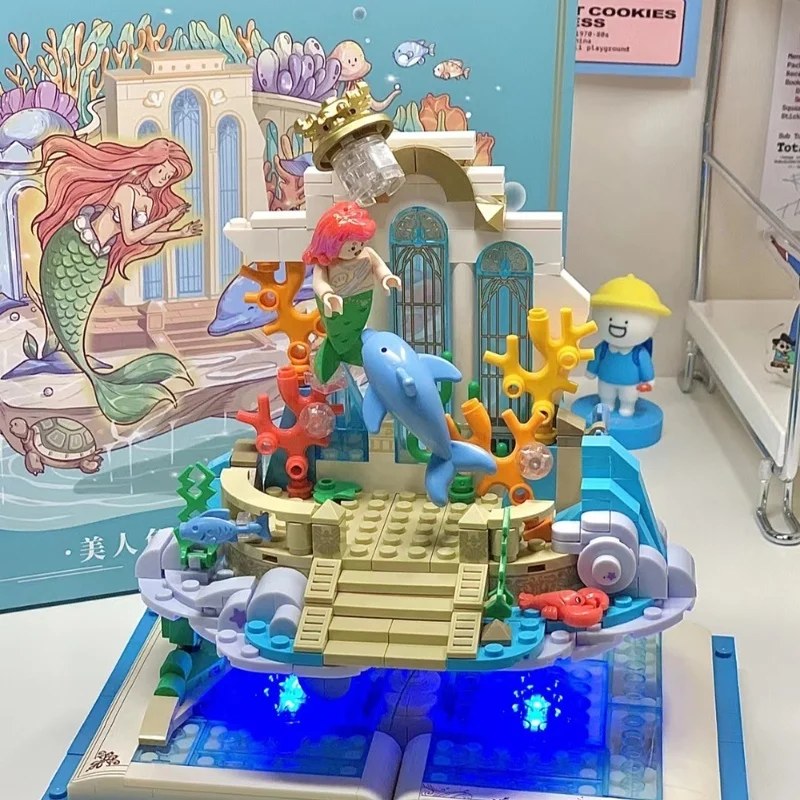 

Diy деревянная НЕОБРАБОТАННАЯ сказочная город, 3d книга-головоломка в сборе, строительный блок, книга, коллекция, украшения, подарки на день рождения, игрушка