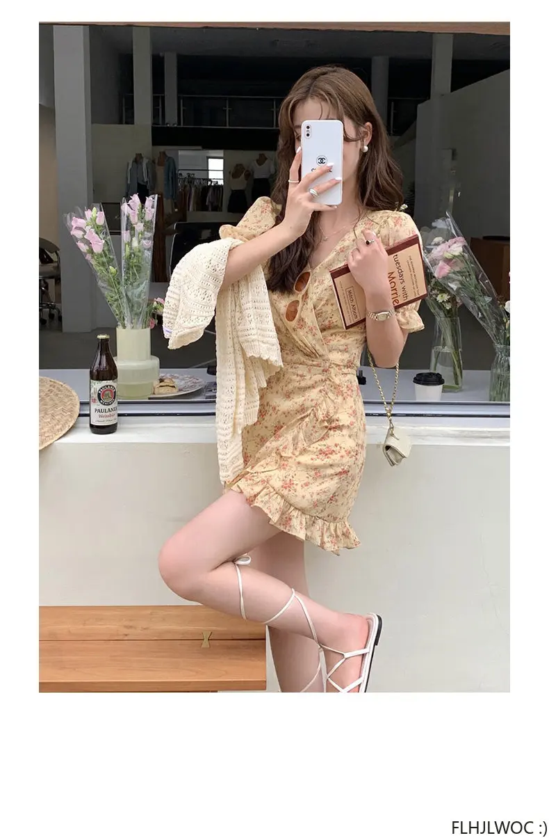 Chic Korean Holiday 2023 Women Temperament Japan Retro Style