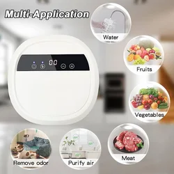 Ozone Generator Machine Home Anion Air cleaner Water Ozonizer Sterilizer Purifier Disinfection for Oil Fruits Vegetables Meat