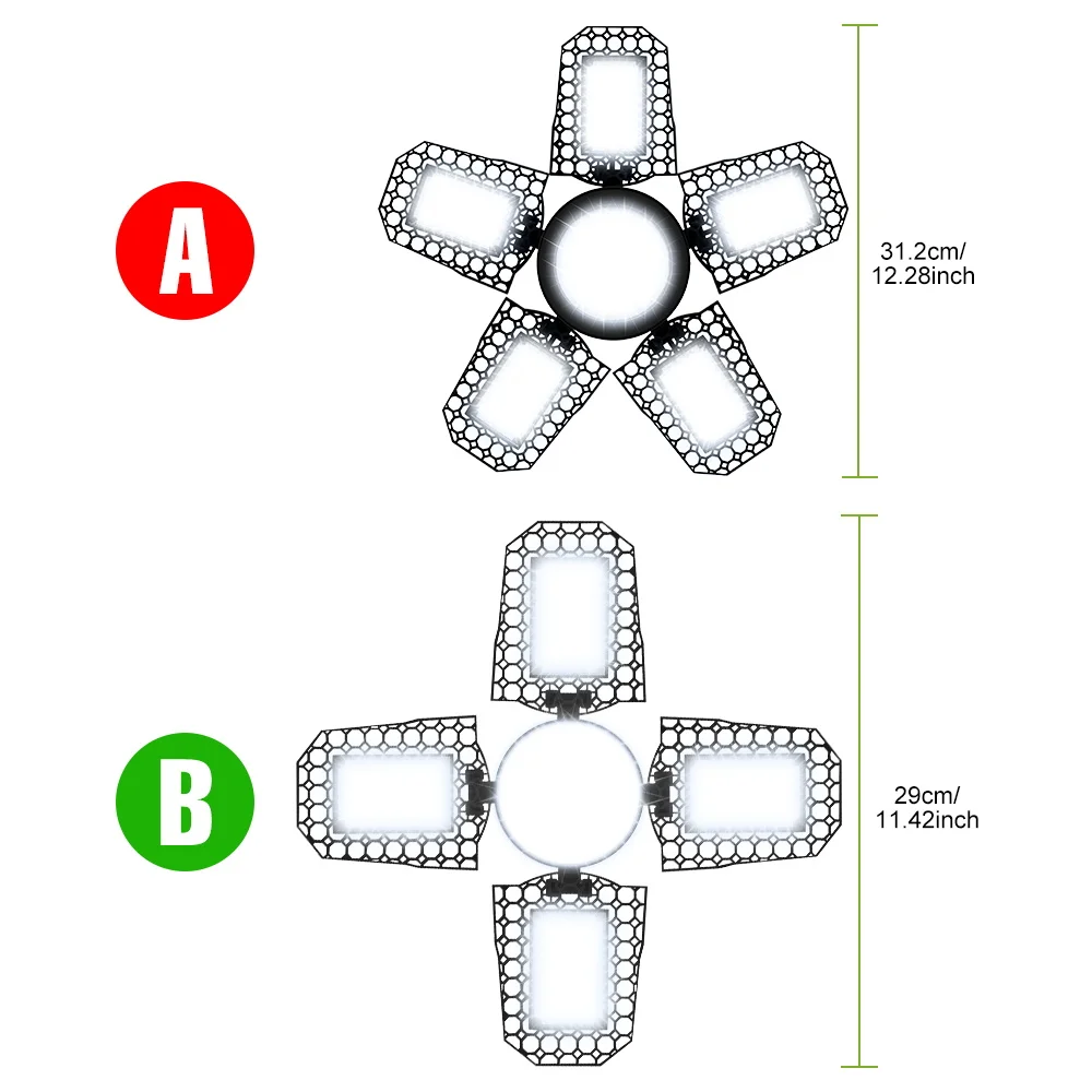 300 واط LED مصابيح كهربائية للمرآب E27/E26 مصباح ق...