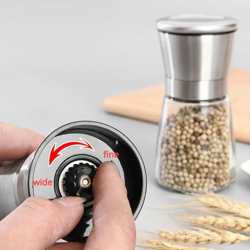 https://ae01.alicdn.com/kf/Sc0e6f198aa5c45248b1ae039a9a85792B/Home-Pepper-Grinder-Stainless-Steel-Glass-Seasoning-Bottle-Manual-salt-and-pepper-shakers-Adjustable-Coarseness-Kitchen.jpg