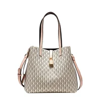 CH Women's Large Capacity Handbag Daily Commuting High-end Versatile PU Material Letter Printed Design Women's Crossbody Bag - Image 4