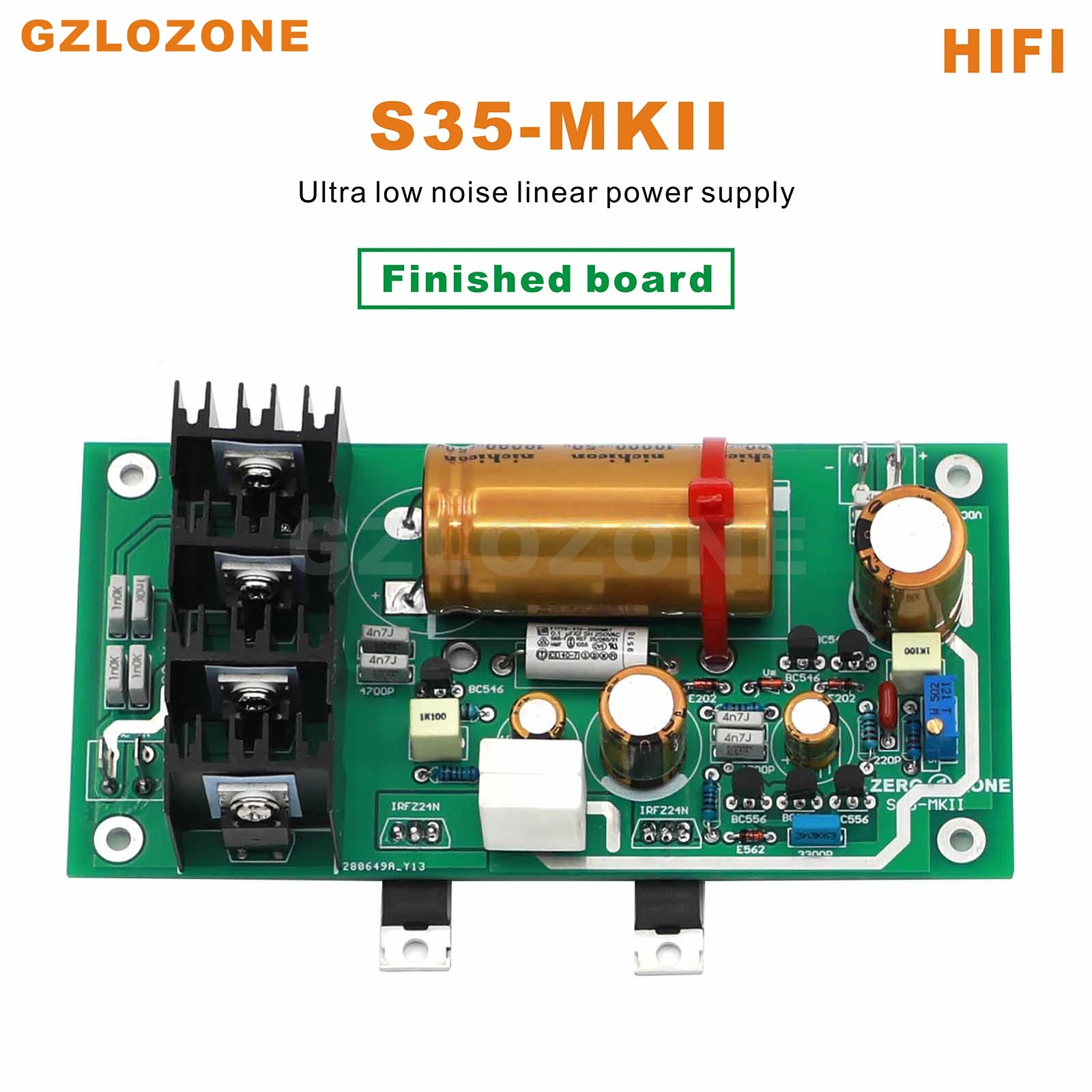 S35mkii Fully Discrete Hifi Linear Power Supply Diy Kit/finished Board