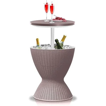 7.5 Gallon Outdoor Beer & Wine Cooler Table 1