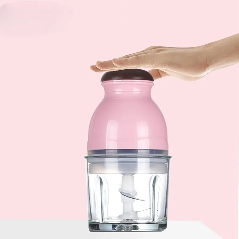 JIQI 220V Electric Food Processor Mini Meat Ginder Juice Extractor Garlic Chili Mincer Baby Food Pumpkin Potato Puree Maker 3
