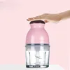 JIQI 220V Electric Food Processor Mini Meat Ginder Juice Extractor Garlic Chili Mincer Baby Food Pumpkin Potato Puree Maker 3