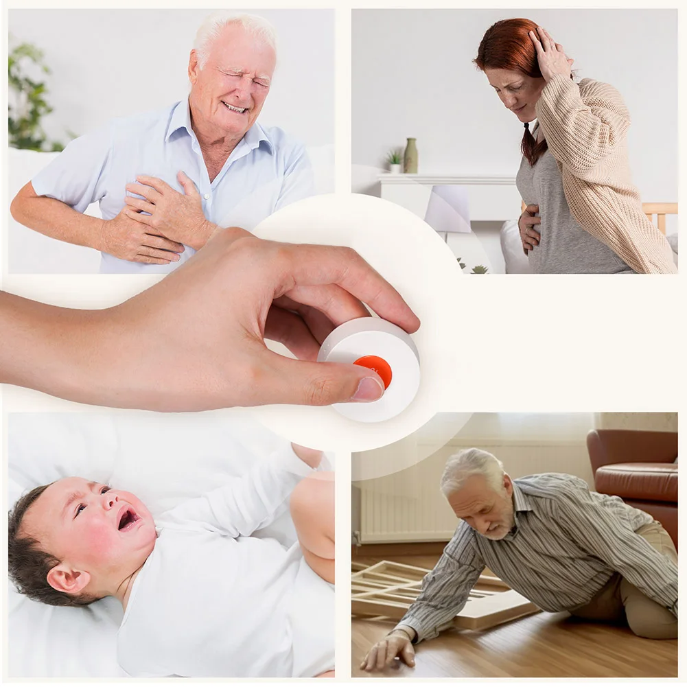 Zigbee SOS Emergency Call Button One Click Emergency Help Wireless Panic Button Alarm Alarm for Senior Elderly