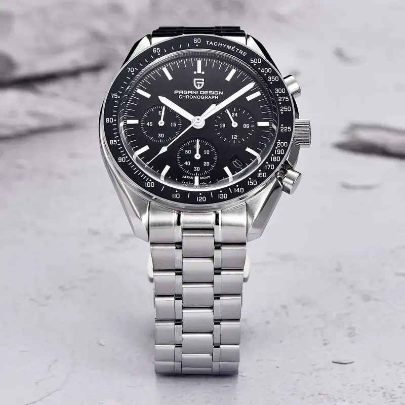 PAGANI DESIGN 2026 New Men's Watches Top Luxury Quartz Watch For Men Auto Date Speed Chronograph AR Sapphire Mirror Wrist watch - Image 4