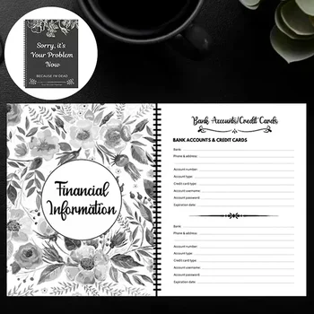 Scusa, adesso è il tuo problema, perché sono morto. Divertente kit per la pianificazione dell'fine della vita, organizer per l'fine della vita, quaderno per la pianificazione dell'fine della vita.