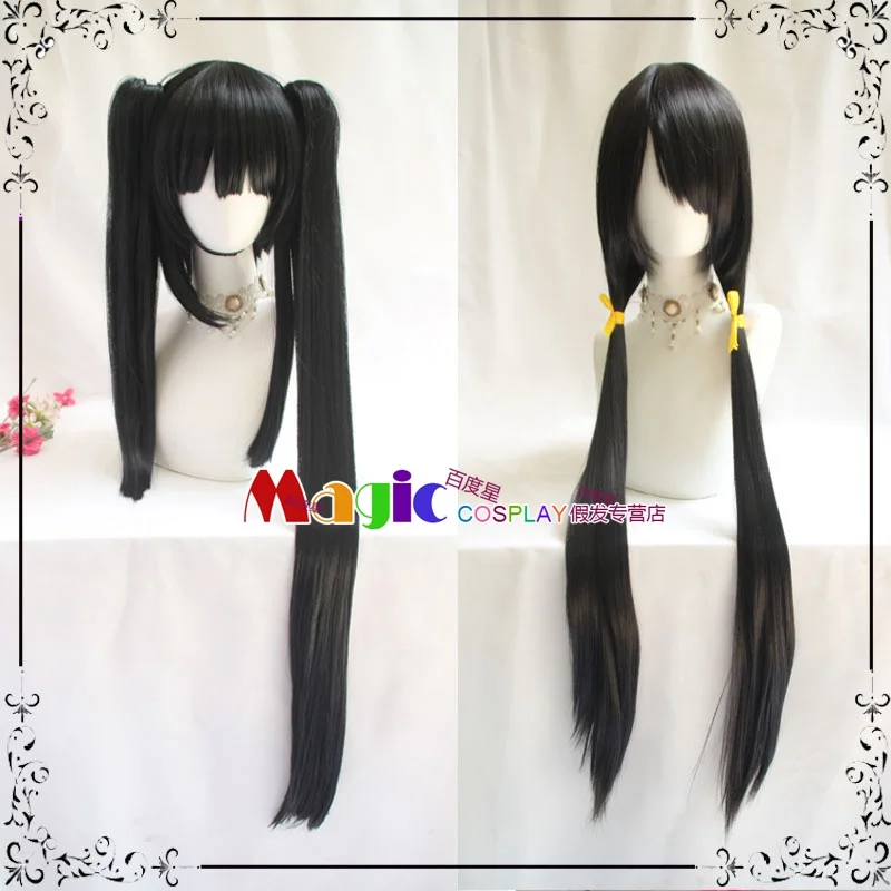 Date A Live Tokisaki Kurumi Black Cosplay Wigs Ponytail