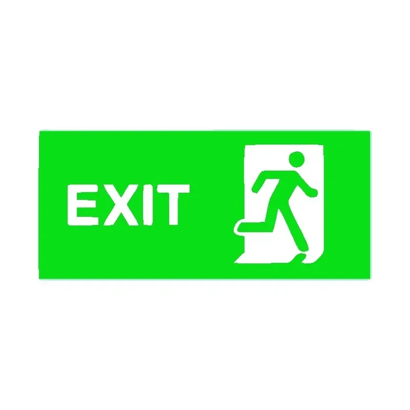 Pegatina clásica, pegatinas de señal de advertencia de salida múltiple para puerta, escaleras, hogar, garaje, parachoques, accesorios impermeables para coche, pvc