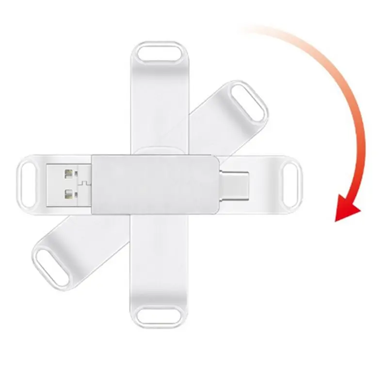 AM-2X TYPE-C 금속 펜 드라이브 128GB 방수 USB 플래시 드라이브 128GB 메모리 스틱 비즈니스 선물 U 디스크