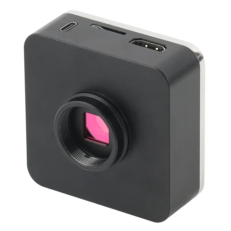 48MP 4K Digital HDMI USB Microscope Camera Touch Panel 100X 130X 180X 200X 500X C-Mount Lens For Phone Repair Soldering 3
