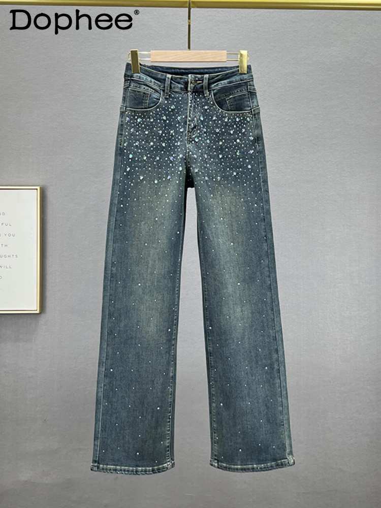 jeans-de-strass-de-cintura-alta-para-mulheres-calcas-largas-calcas-largas-de-esfregao-moda-feminina-requintado-novo-primavera-outono-2024