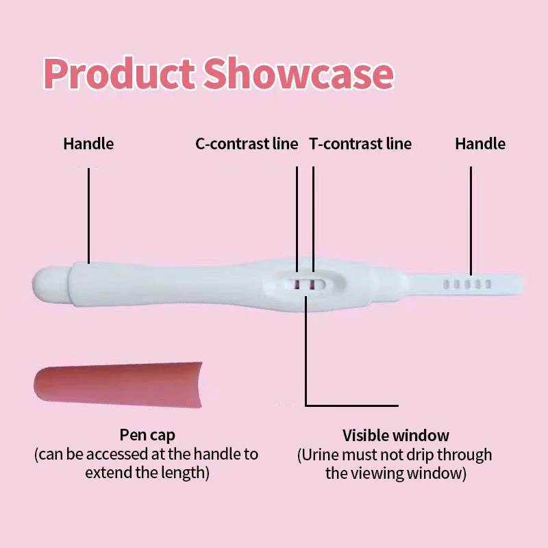 Pregnancy Test Pregnancy Test Strips Pregnancy Test Pen Women HCG Testing Strips Early Pregnancy Check Kit One Step 99% Accuracy Female Urine Measuring 7pcs