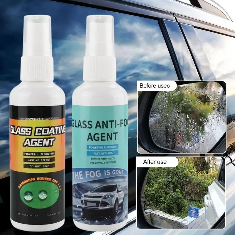 

Car Anti Fog Agent Automotive Rearview Mirror Window Home Glass Windshield Cleaning 100ML Anti Fogging And Rainproofing Agent