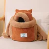 Outdoor Travel 2-in-1 Cat Backpack Kitten Nest Chihuahua Yorkshire Puppy Dog Winter Warm Carrying Bags Pet Supplies 6