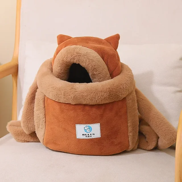 Outdoor Travel 2-in-1 Cat Backpack Kitten Nest Chihuahua Yorkshire Puppy Dog Winter Warm Carrying Bags Pet Supplies 6