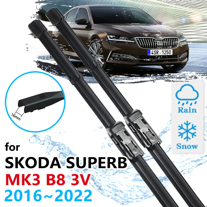 4 Stück Auto Schmutzfänger für Skoda Superb B8 3 Mk3 3v 2016