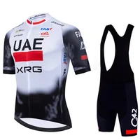 Cycling Jersey 2025 UAE Team Cycling Set Bike Shorts Men Ropa Ciclismo Riding Maillot Bicycle Clothing Uniform Cycling Clothing 1