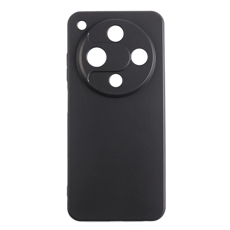 Sleek Black Matte Silicone TPU Phone Case Bumper