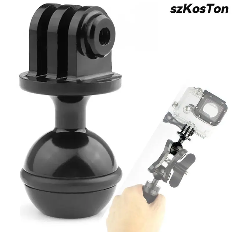 Tragbare RAM Mount Ball Stativ Kopf Basis Adapter Für DJI Action 4 SJCAM Insta360 X4 GoPro Hero 13 12 11 10 9 Kamera Zubehör