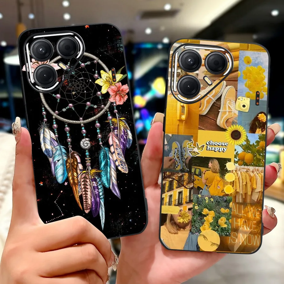 Cute Cat Painted Soft TPU Phone Case - Enhanced Protection and Style