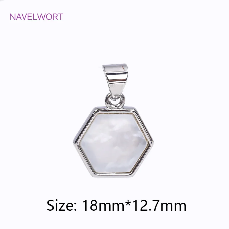 Trendy Multi Styles Charms 18K vergoldetes Messing eingelegte Muschel Charms Anhänger für DIY Schmuckherstellung Halskette Zubehör – Detail 25