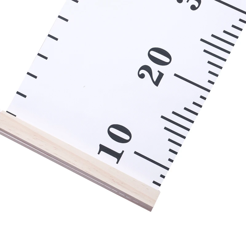 A15F-Baby Growth Chart Handing Ruler Wall Decor For Kids, Canvas Removable Height Growth Chart 79Inchx 7.9Inch