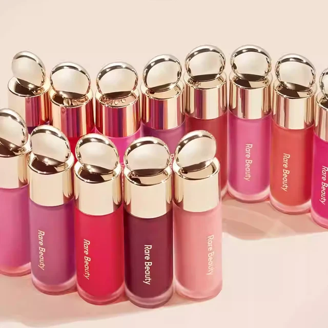 Rare Beauty Soft Pinch Blush Liquide Longue Tenue, Fini Soyeux et Lisse, Maquillage Volumateur, Hope Love Virtue Happy Wonder Worth 1
