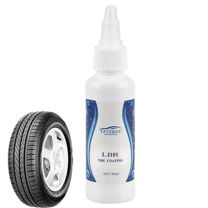 

Tire Coating & Dressing 50ml Car Tire Blackening Coating Spray Car Maintenance Tire Liquid Blackening Coating Spray Tire Glazing