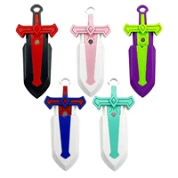 Children's Magnetic Sword Radish Knife Toy Ejection Decompression Tool Sword Sheath Magnetic Absorption Sword Push Card 1