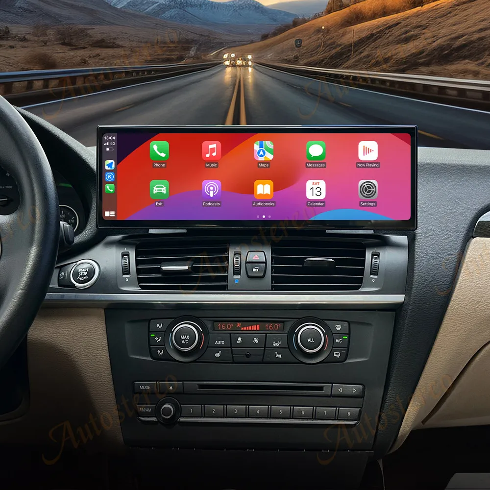 14.9 Inch Android 14 For BMW X3 X4 Series F25 F26 2011-2017 Car Multimedia Playe