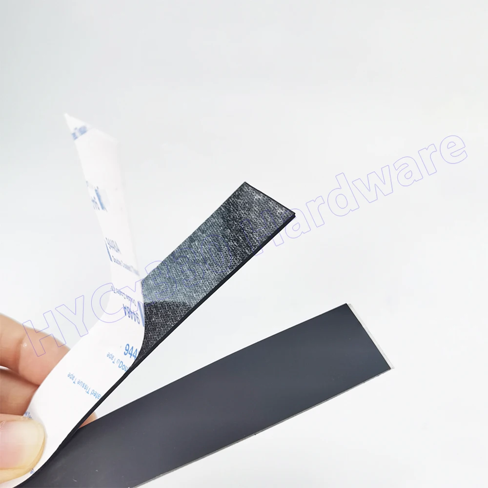 Self Adhesive Seal Gasket Sealing Strip 1/2/5Pcs Silicone Rubber Strip Thick 0.5 1 1.5 2 3mm Anti-skid Shock Absorption