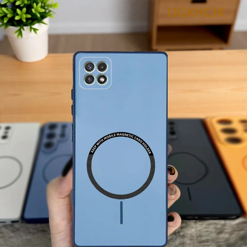 Magnetic Hard Silicone Back Cover in Color
