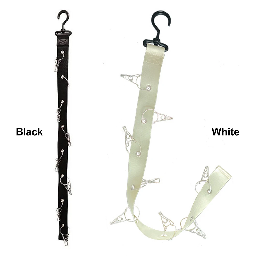 Hanging Hat Rack with Hook & Metal Clips Hat Collections Caps Rack Anti-Slip Baseball Caps Stand for Baseball Caps Golf Caps