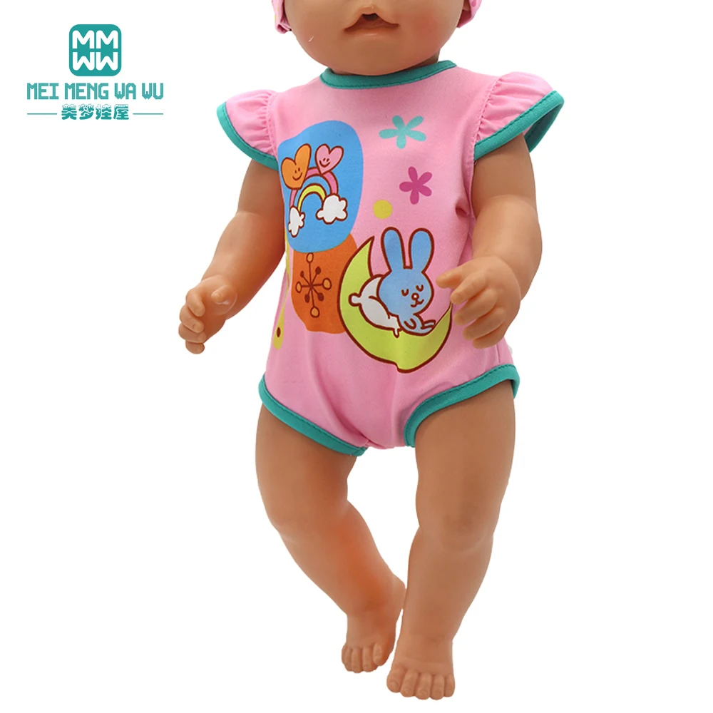 Doll Clothes for 43 cm toy new born doll accessories fashion swimsuit suit, strapless swimsuit