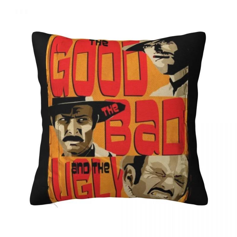 

The Good Bad And Ugly Pillowcase Soft Polyester Cushion Cover Decorations movie tv cool Pillow Case Cover Drop Shipping 40X40cm