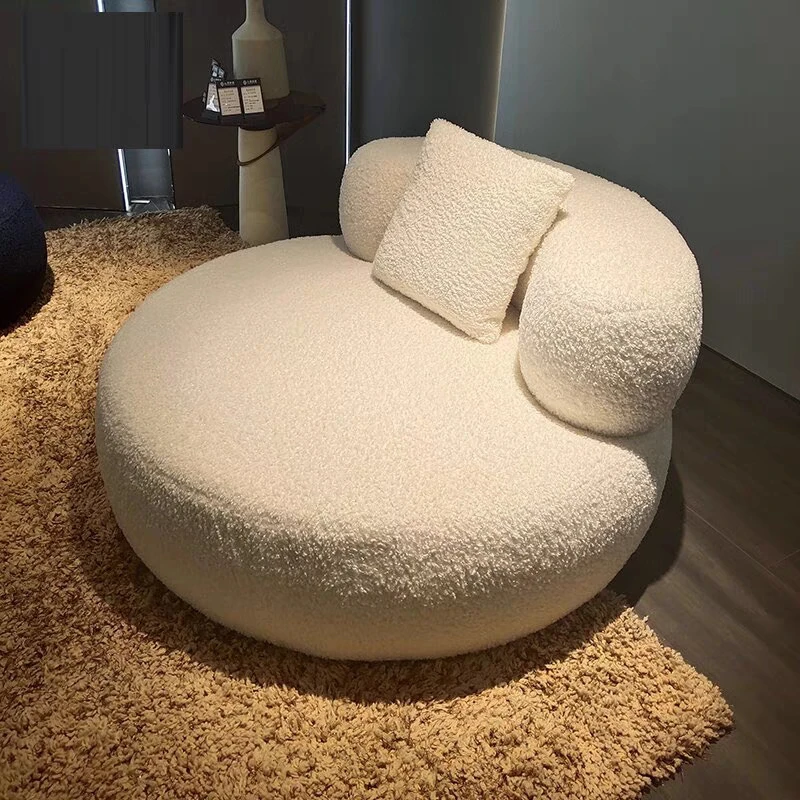 

Modern White Individual Sofa Lounge Sectional Pouf Lazy Sofa Bean Bag Recliner Dining Room Apartment Muebles Hogar Furniture