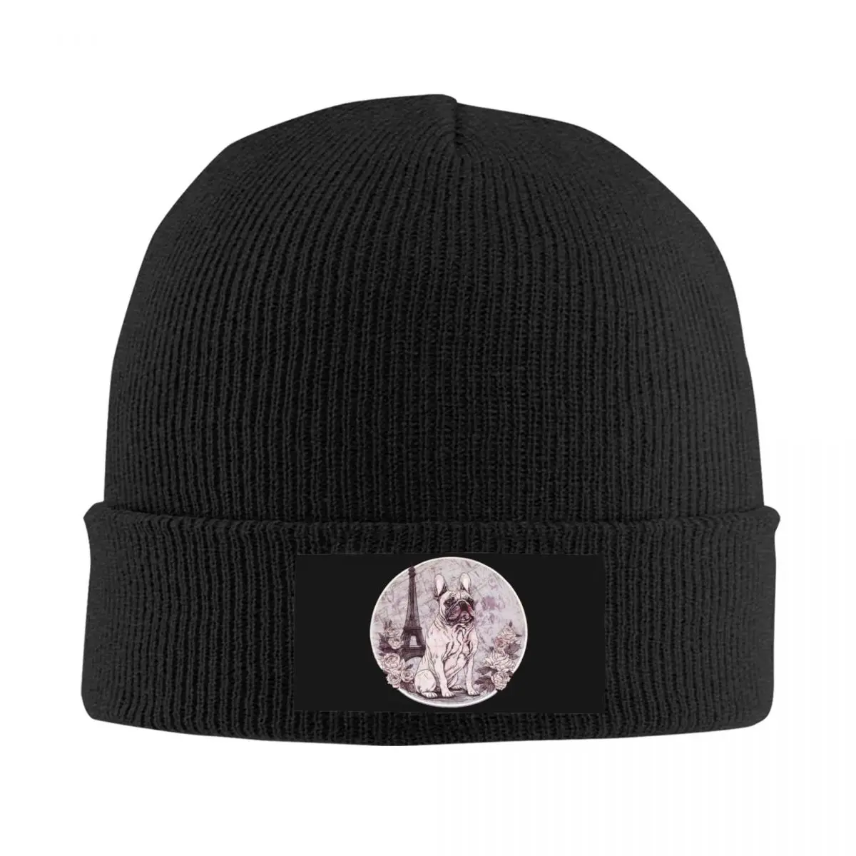 

Funny French Bulldog Lovers Skullies Beanies Caps Streetwear Winter Warm Men Women Knit Hats Unisex Adult Bonnet Hats