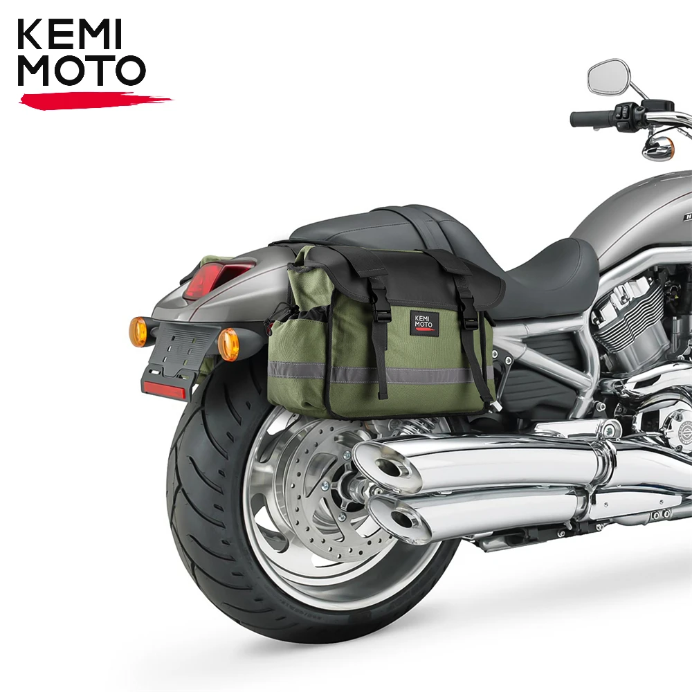 

Motorcycle Bag Saddlebag Motorcycle luggage bag Travel Knight Rider For Sportster 883XL 1200 Cruiser For Kawasaki Vulcan MT09