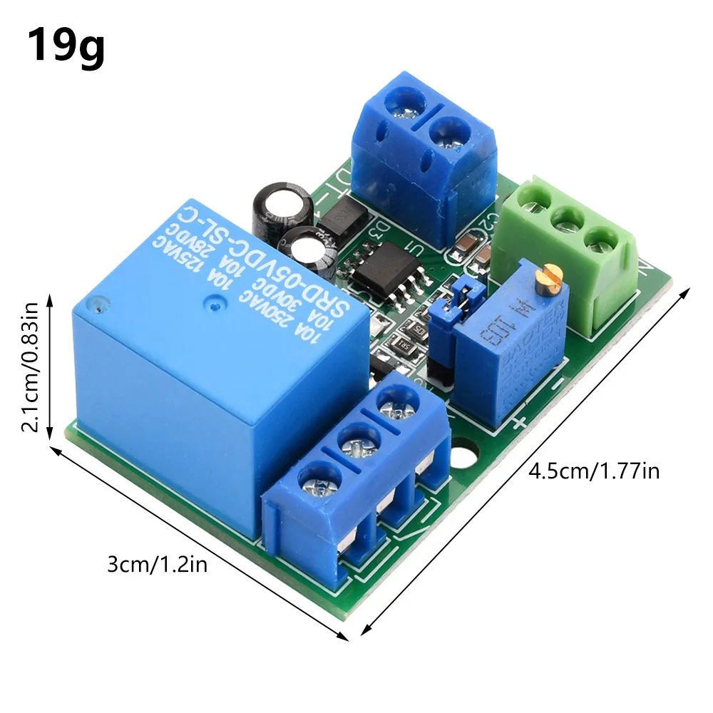 LM393 5V/12V/24V Voltage Comparator Relay Module 1/2/4 Channel Volt