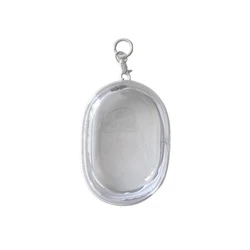 Sleek Transparent Travel Cable Organizer - Electronics Accessories Storage Bag (WHITE)