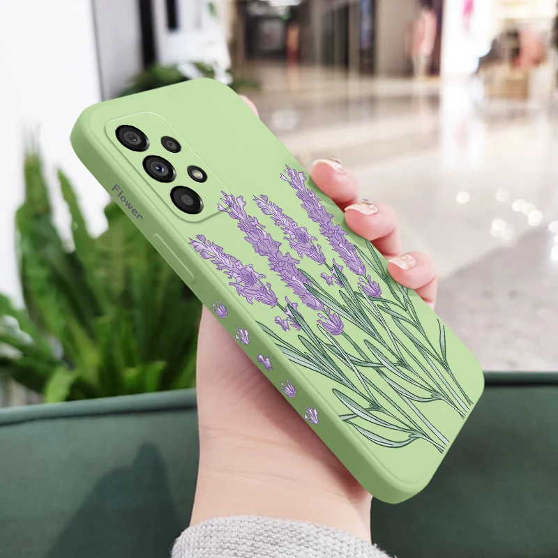 Elegant Lavender Phone Case - Soft Protective Cover in Timeless Design