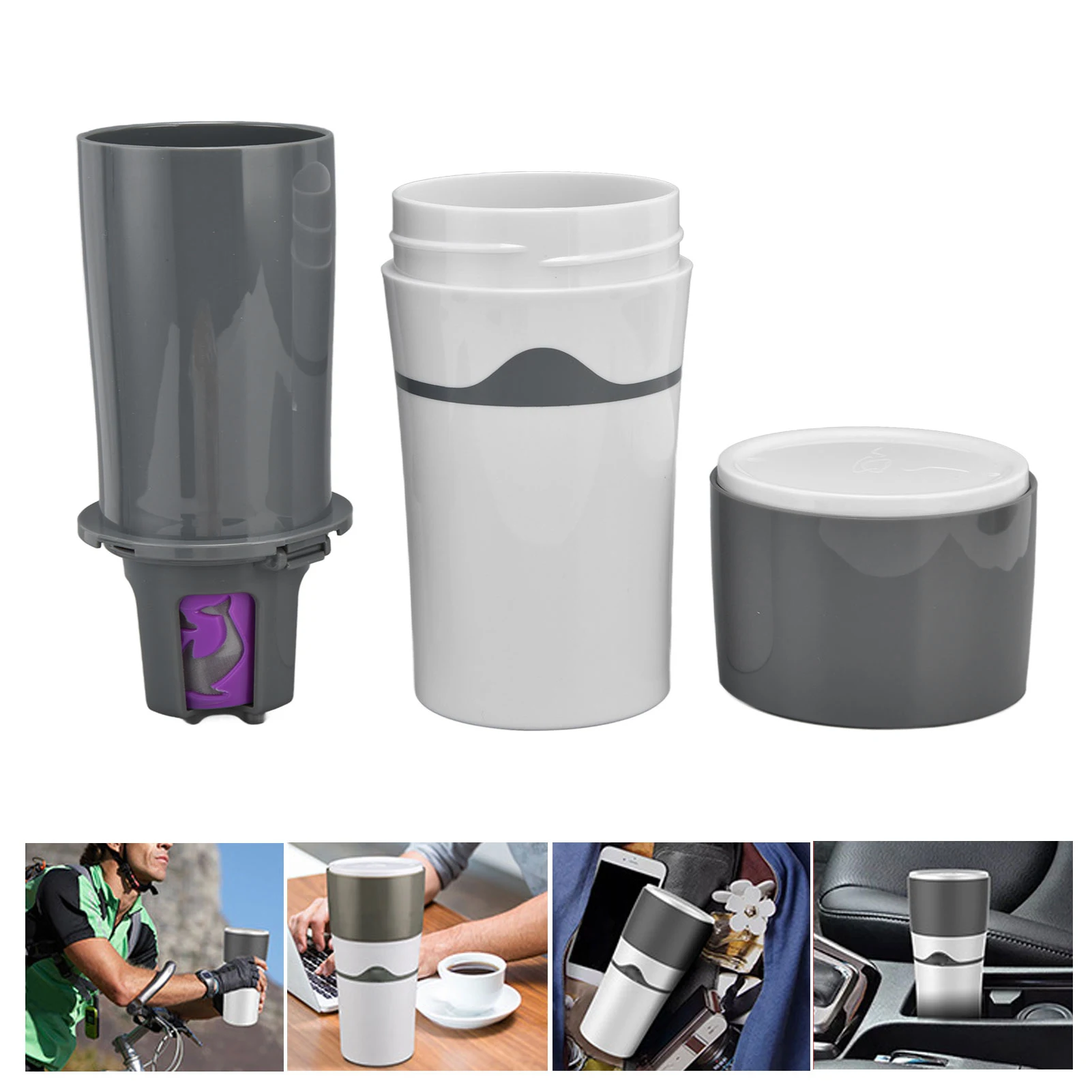 450ml Drip Coffee Pot, Hand Brew Cold Brew Coffee Maker, Portable Outdoor Travel Pot for K Cup Capsules