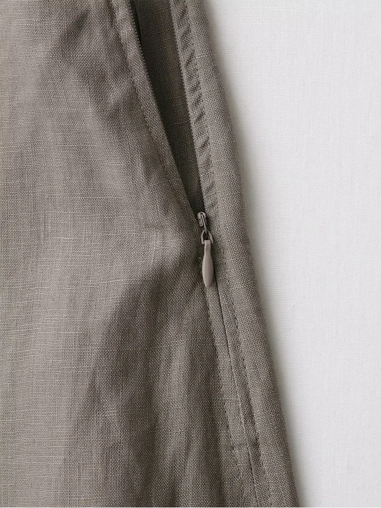 TFMLN Retro Skirt Two Pieces Sets For Women 2025 Chic Cross Halter Tank Top Side Zipper A-line Midi Skirt Suits Causal Outfits